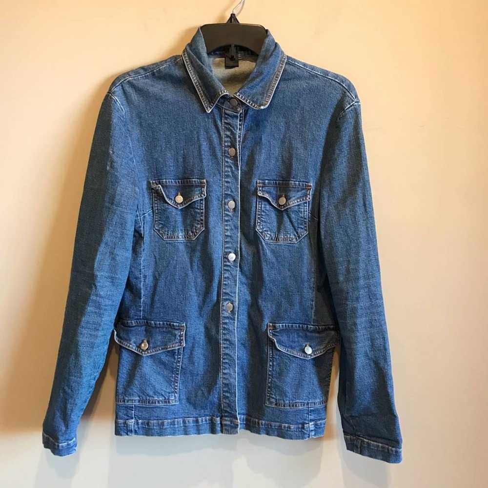 Harolds | Denim Shirt Jacket Vintage - image 1