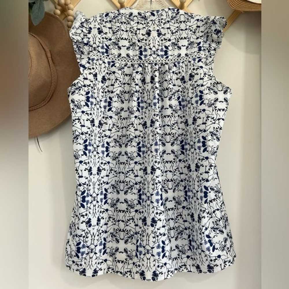 Summer Casual Ruffle Sleeveless Blouse - image 2