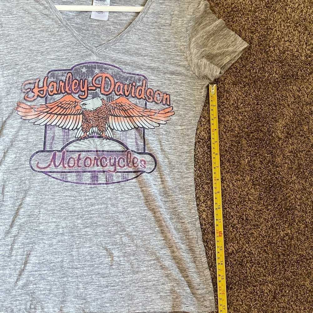 Harley Davidson shirt ladies Medium - image 4