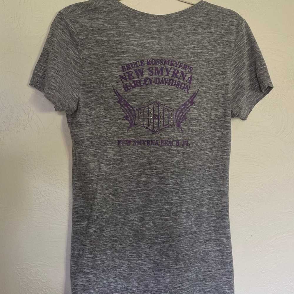 Harley Davidson shirt ladies Medium - image 7