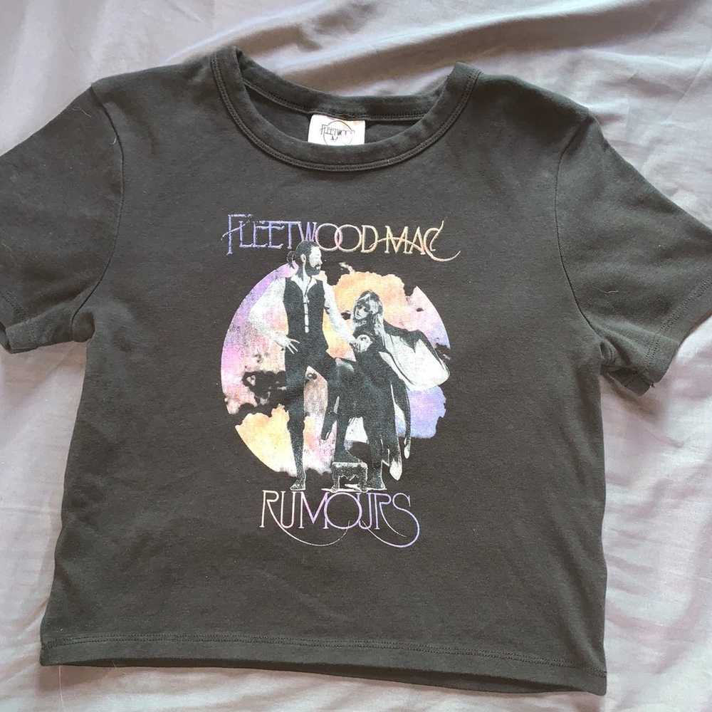 Fleetwood Mac 'Rumours' Graphic Band Tee Cropped … - image 2