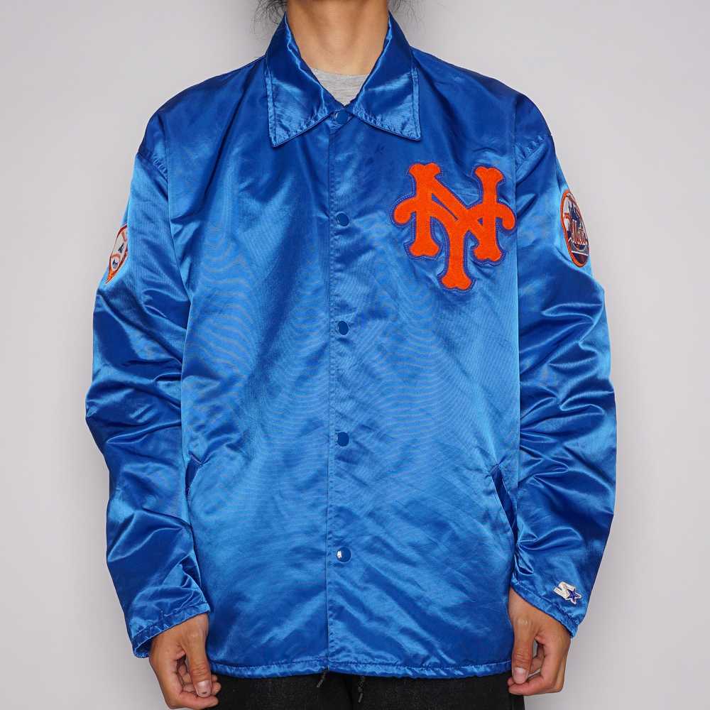 VTG NY METS COACHES JACKET - image 1