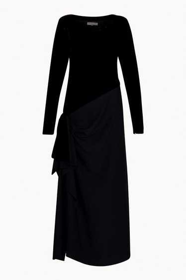 Yves Saint Laurent Fall 1983 Black Dress
