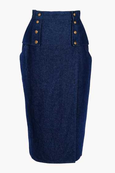 80s Anne Marie Beretta Denim Skirt