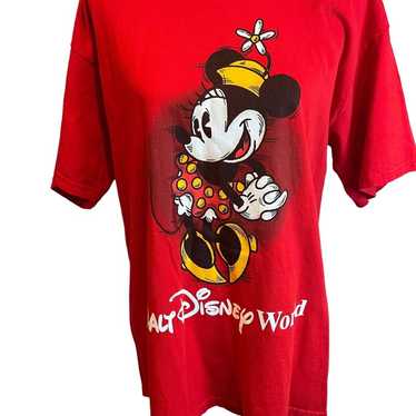 Disney Minnie Mouse Red Vintage Minnie T Shirt Si… - image 1