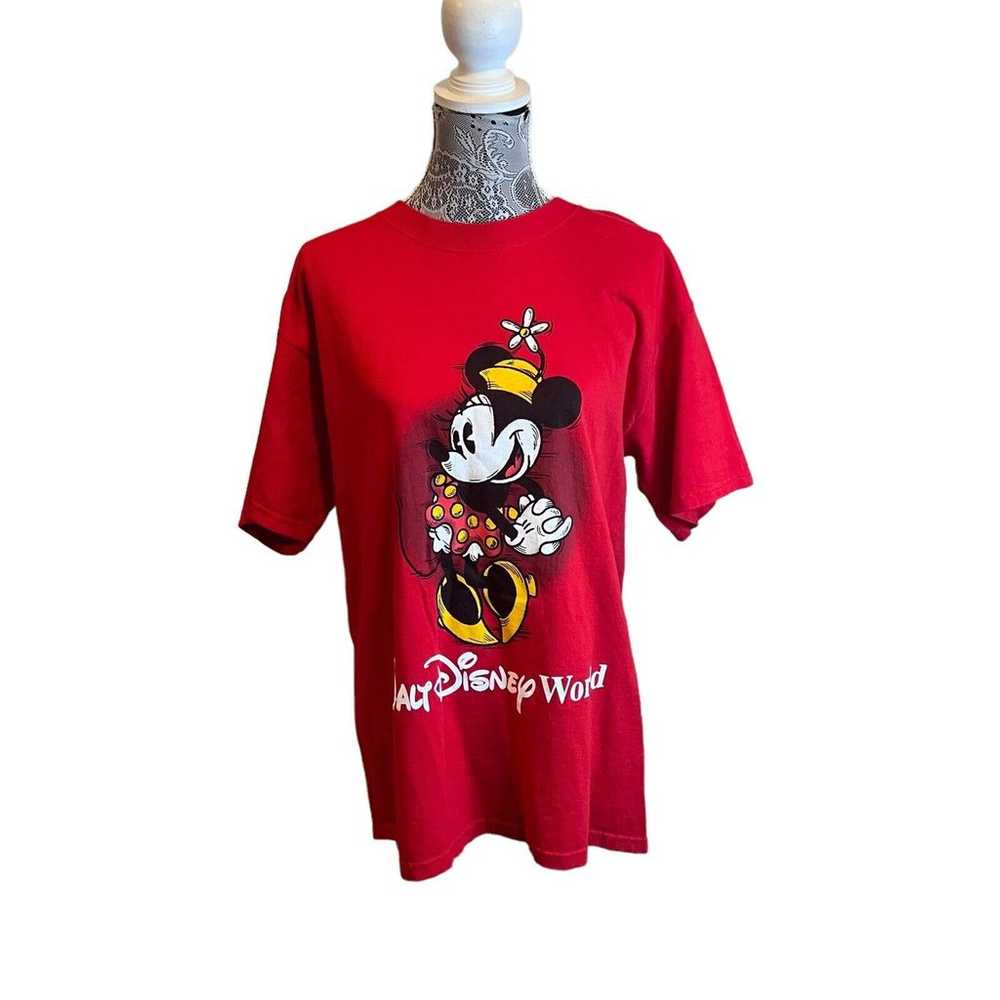 Disney Minnie Mouse Red Vintage Minnie T Shirt Si… - image 3