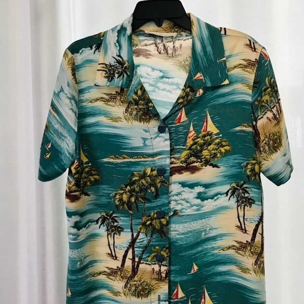 Vintage Sarah Bentley Hawaiian Blouse - image 4