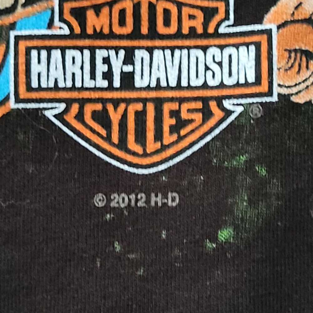 Pre Vintage 2012 Harley Davidson Femme T Double S… - image 8