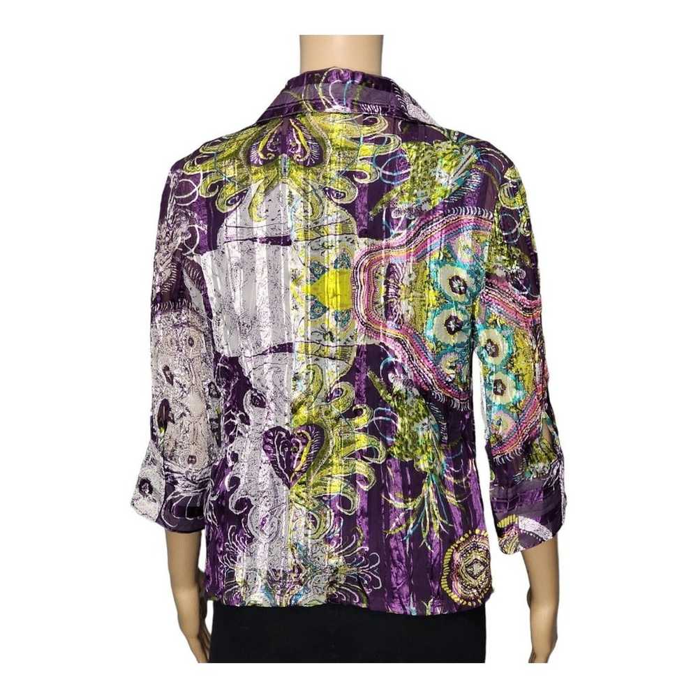 Violet and Claire Vintage Crinkle Blouse Sz M Col… - image 3