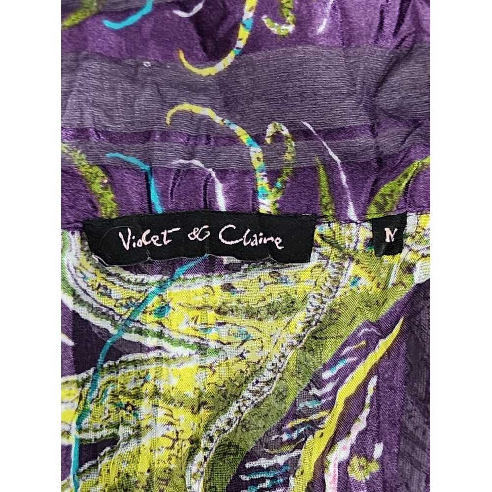 Violet and Claire Vintage Crinkle Blouse Sz M Col… - image 9