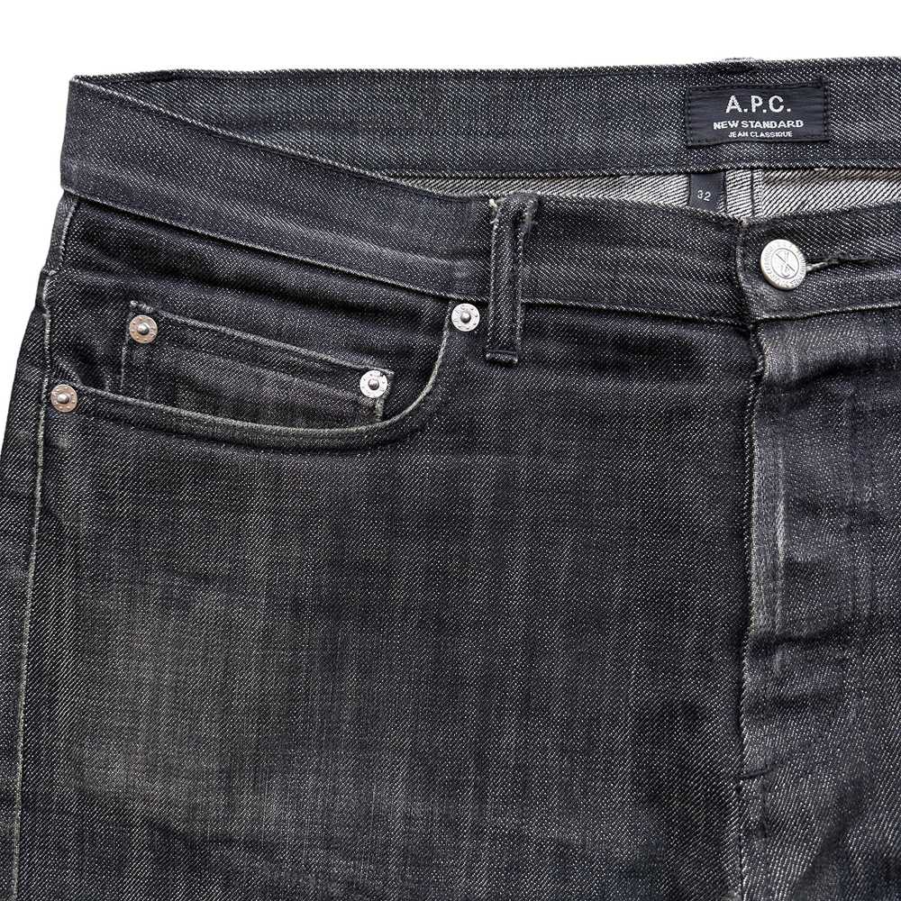 APC raw black denim new standard 34/34 - image 4