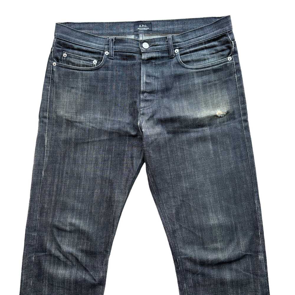 APC raw black denim new standard 34/34 - image 6