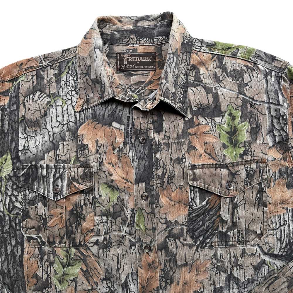 Real tree camo button down shirt XL - image 2