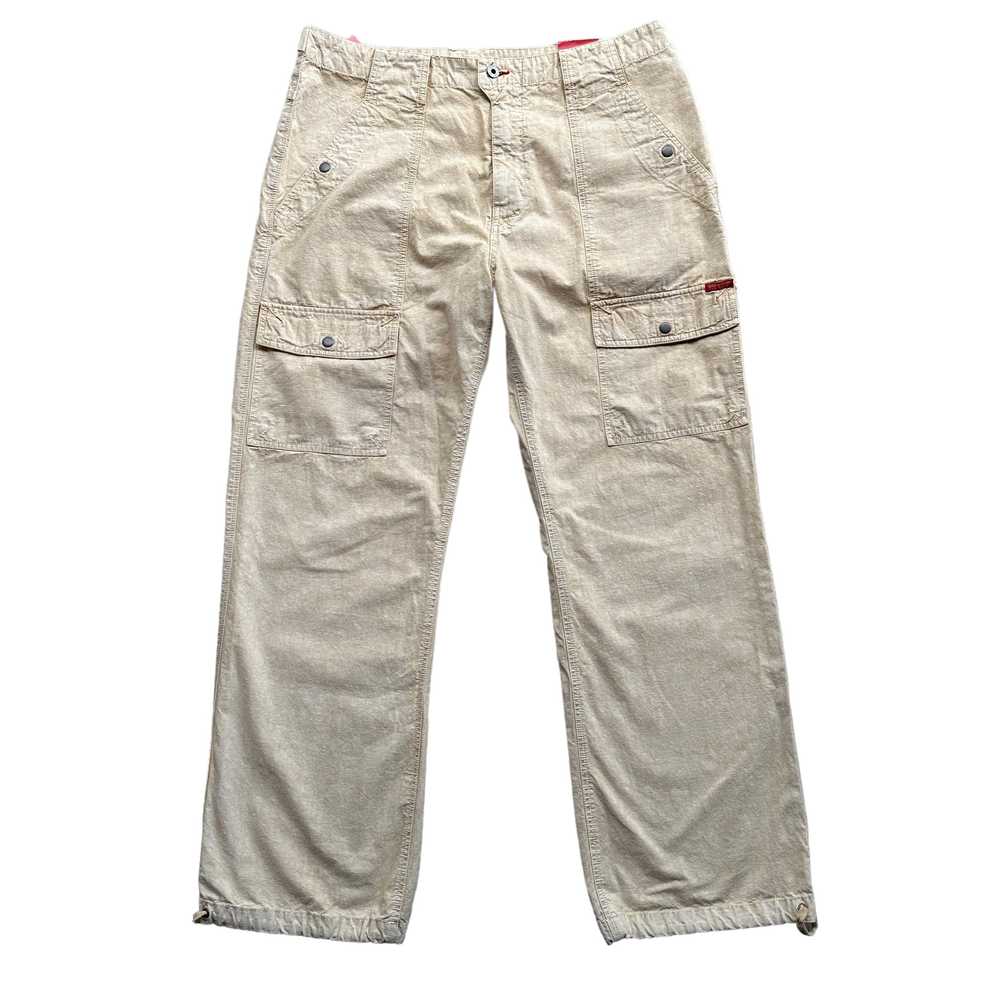 Y2K GUESS baggy cargos cotton pants 36/32 - image 1