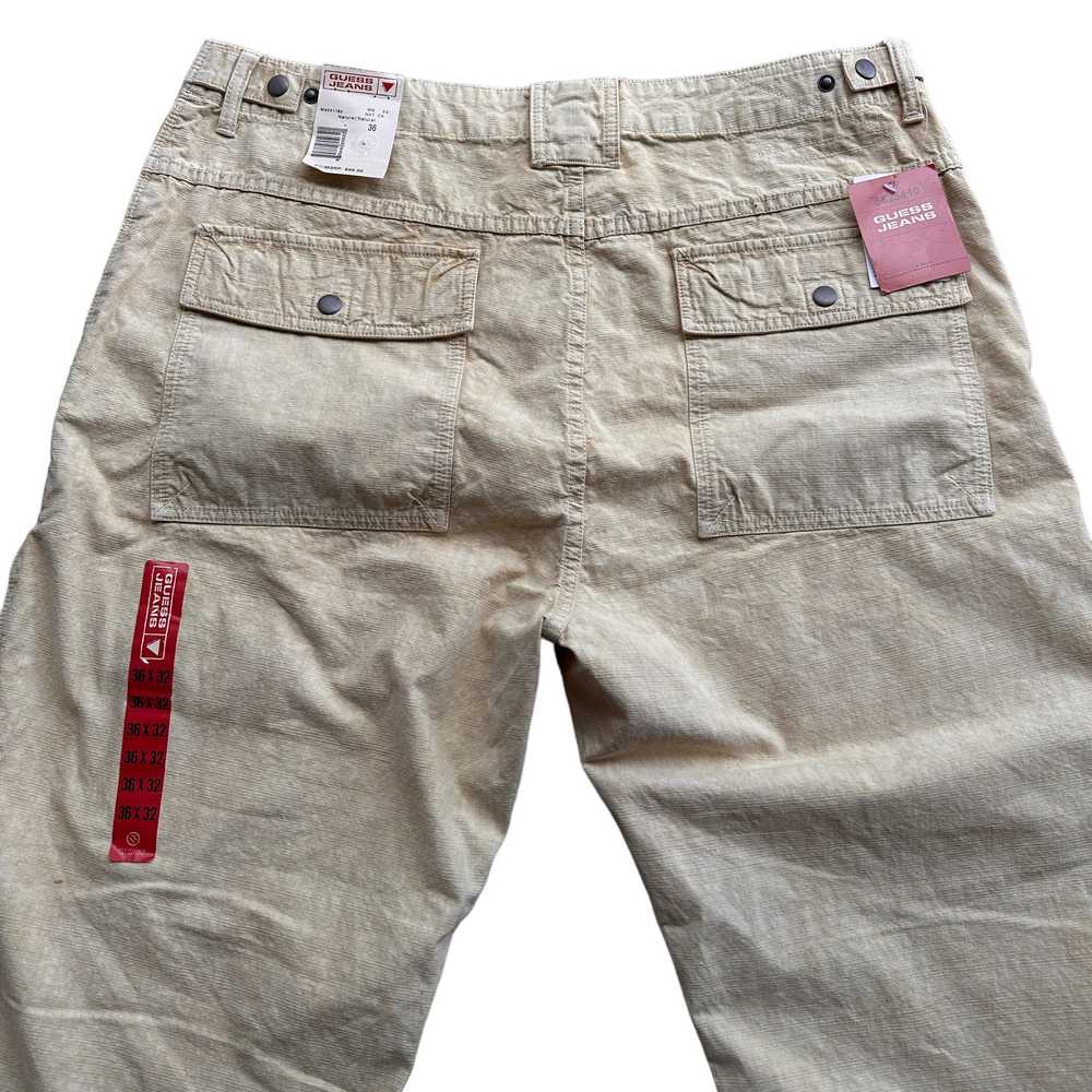 Y2K GUESS baggy cargos cotton pants 36/32 - image 5