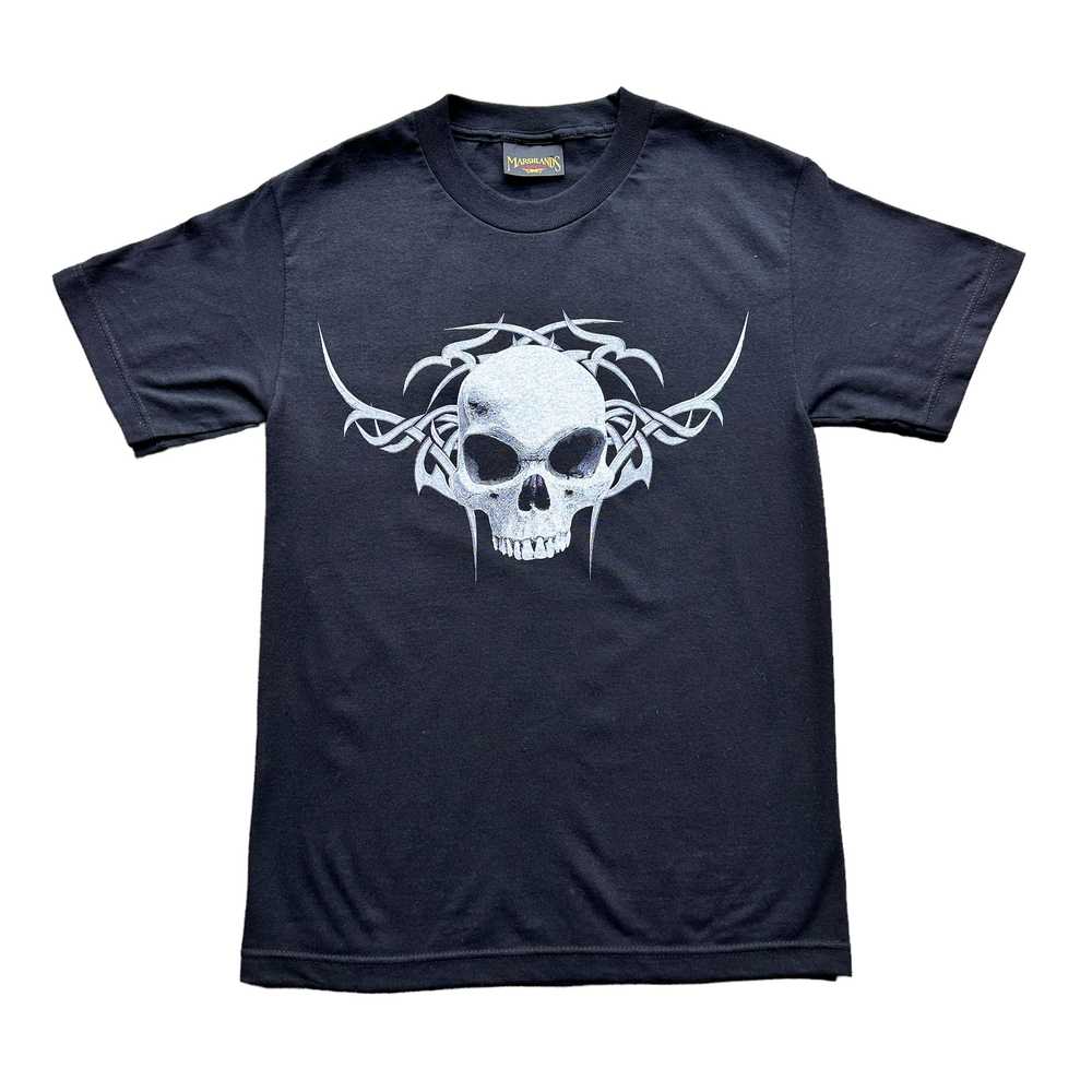 90s Spooky skull tee Small - image 1