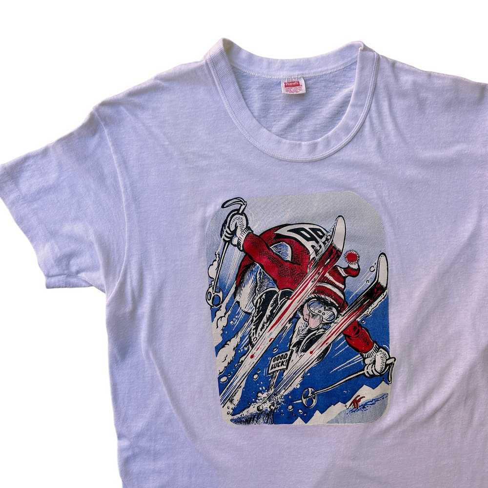 70s Ski jumper tee small - image 2