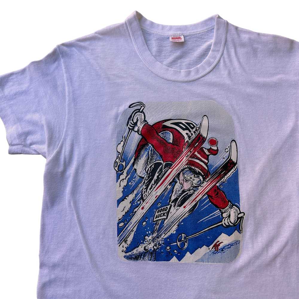 70s Ski jumper tee small - image 5