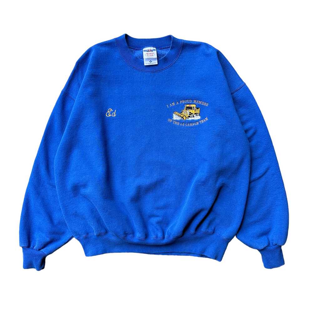 ed snow plow heavy weight sweatshirt XL - image 1