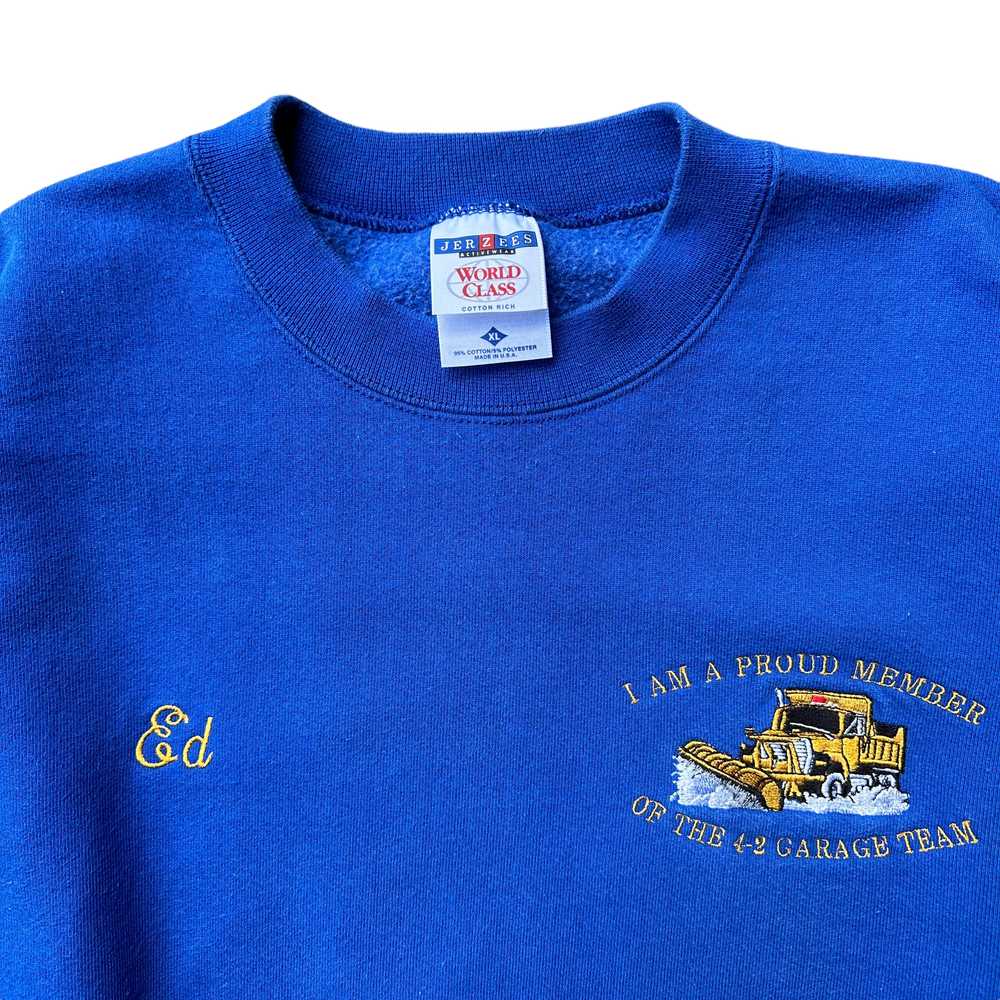 ed snow plow heavy weight sweatshirt XL - image 2