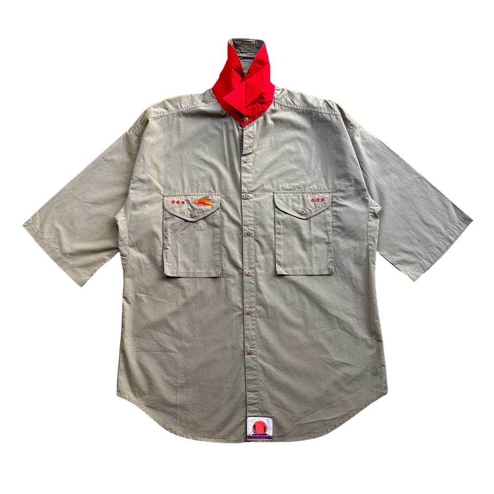 90s Columbia fishing shirt 2/4 sleeve L/XL - image 2