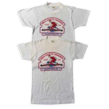 80s Fast pitch allentown tee - size S, M - image 1