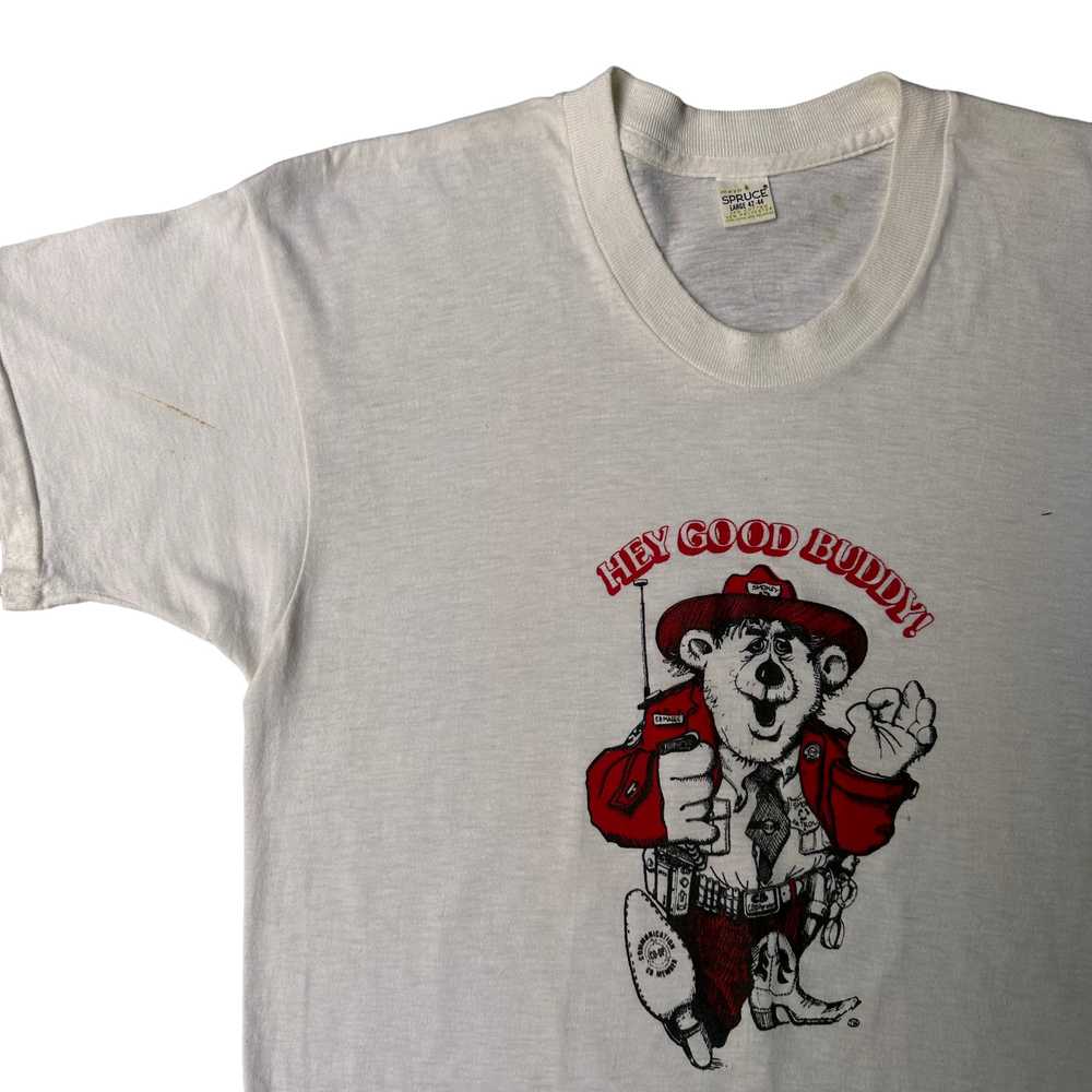 70s CB radio tee Small hey good buddy - image 2