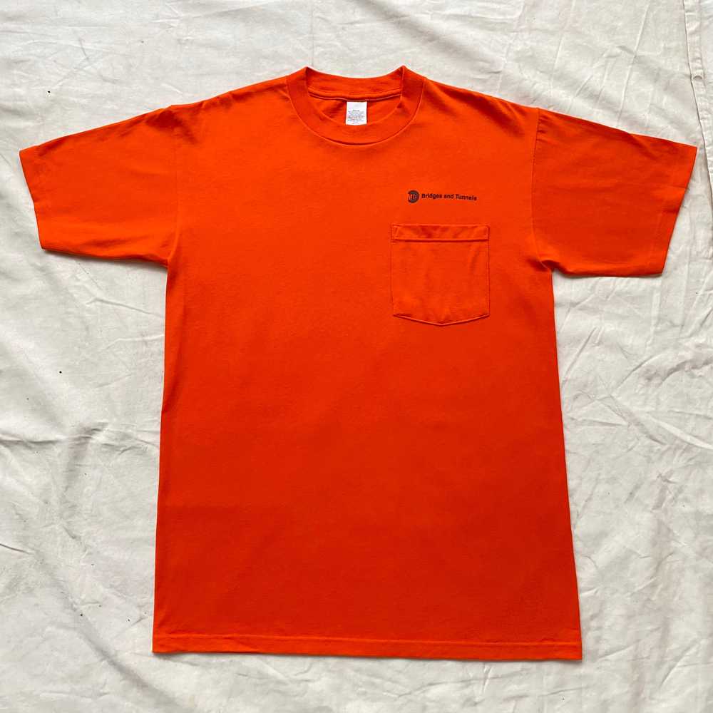 90s MTA Bridges and Tunnels Pocket Tee - Made in … - image 1