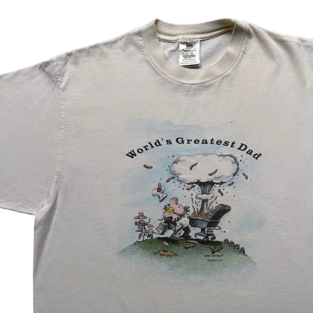 Worlds greatest dad tee large - image 4