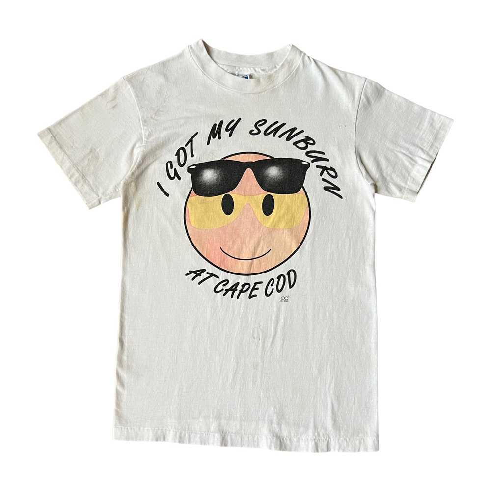 90s Cape Cod Sunburn Tee Small - image 1