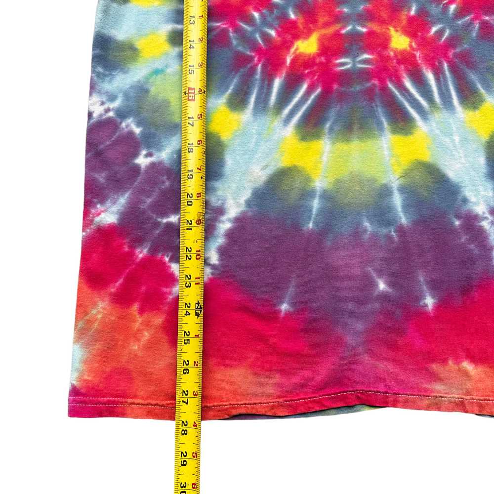 Peace sign tie dye tee large - image 2