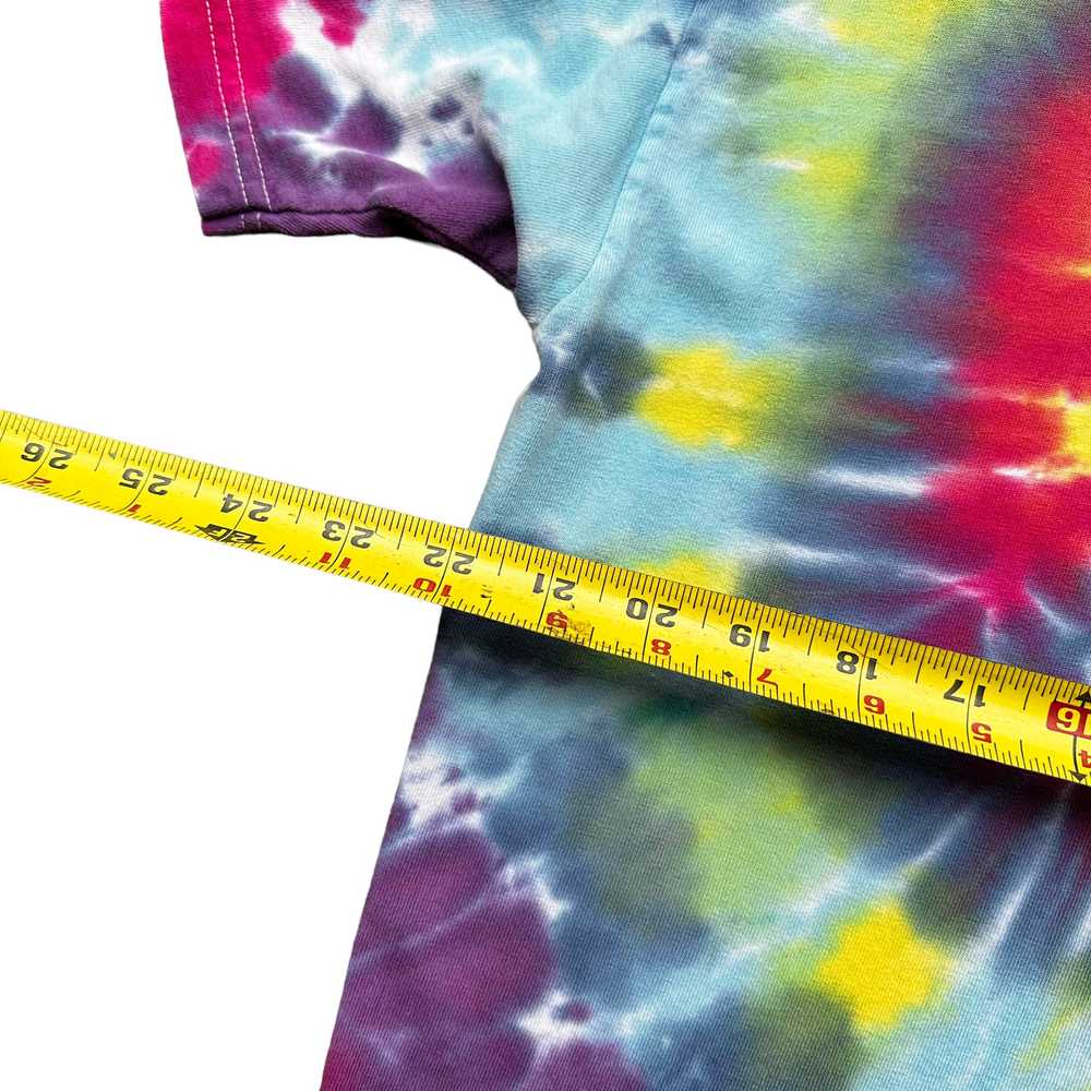 Peace sign tie dye tee large - image 3