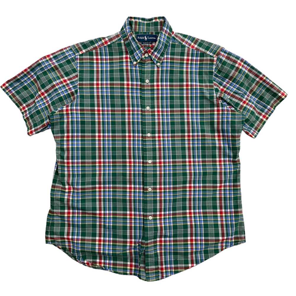 Polo ralph lauren button up short sleeve shirt la… - image 1