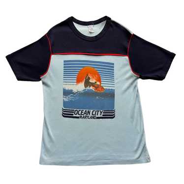 80s Ocean city surfer tee Small