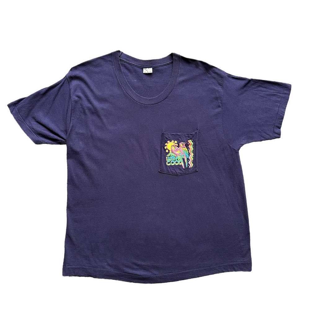 80s Way cool pocket tee large - image 1