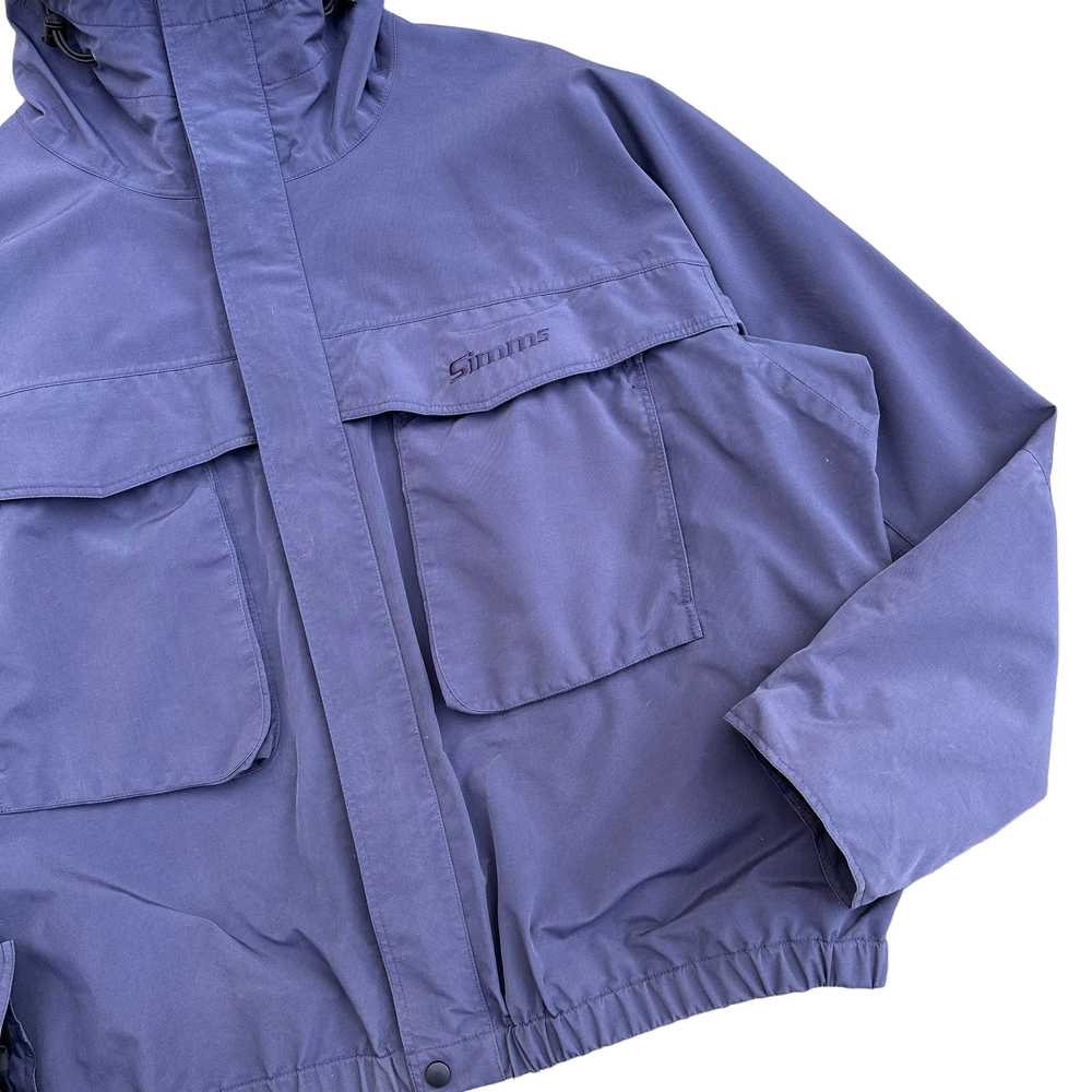 90s Simms dry coat wading jacket XL - image 2