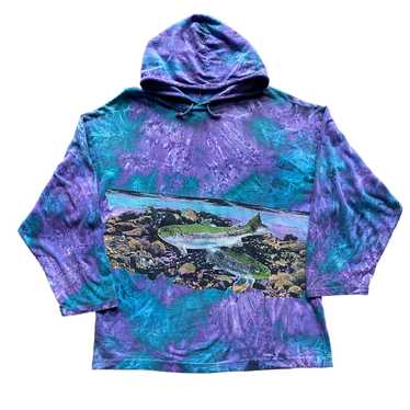 Tie dye trout hood L/XL