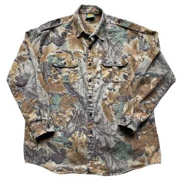 Real tree camo button up XL - image 1