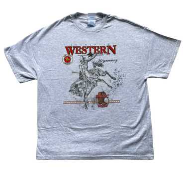 Authentic western bronc buster tee XL - image 1