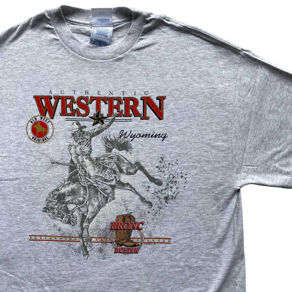 Authentic western bronc buster tee XL - image 2