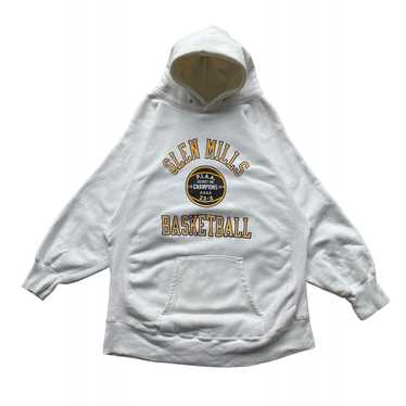 80s Glenn mills basketball hooded sweatshirt. lar… - image 1