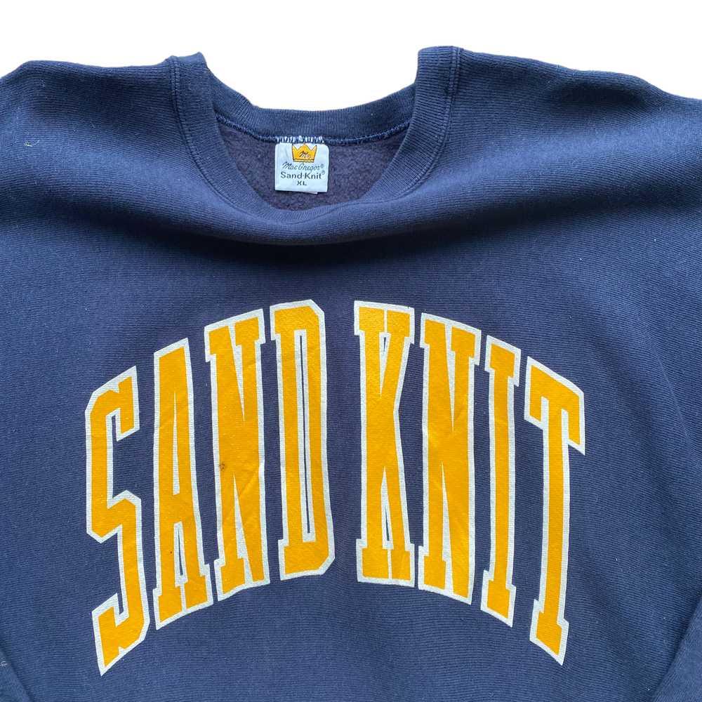 Sand knit reverse weave crewneck XL - image 4