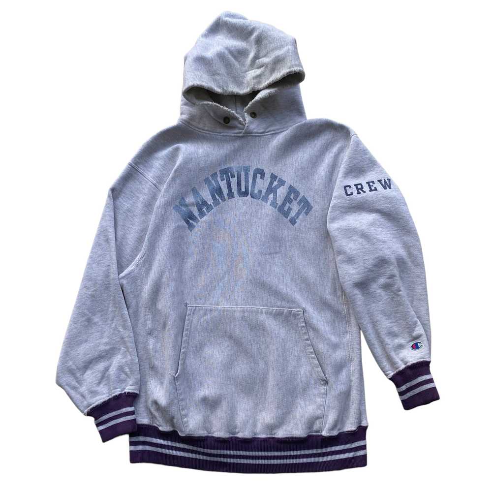 Nantucket crew champion reverse weave hooded swea… - image 1