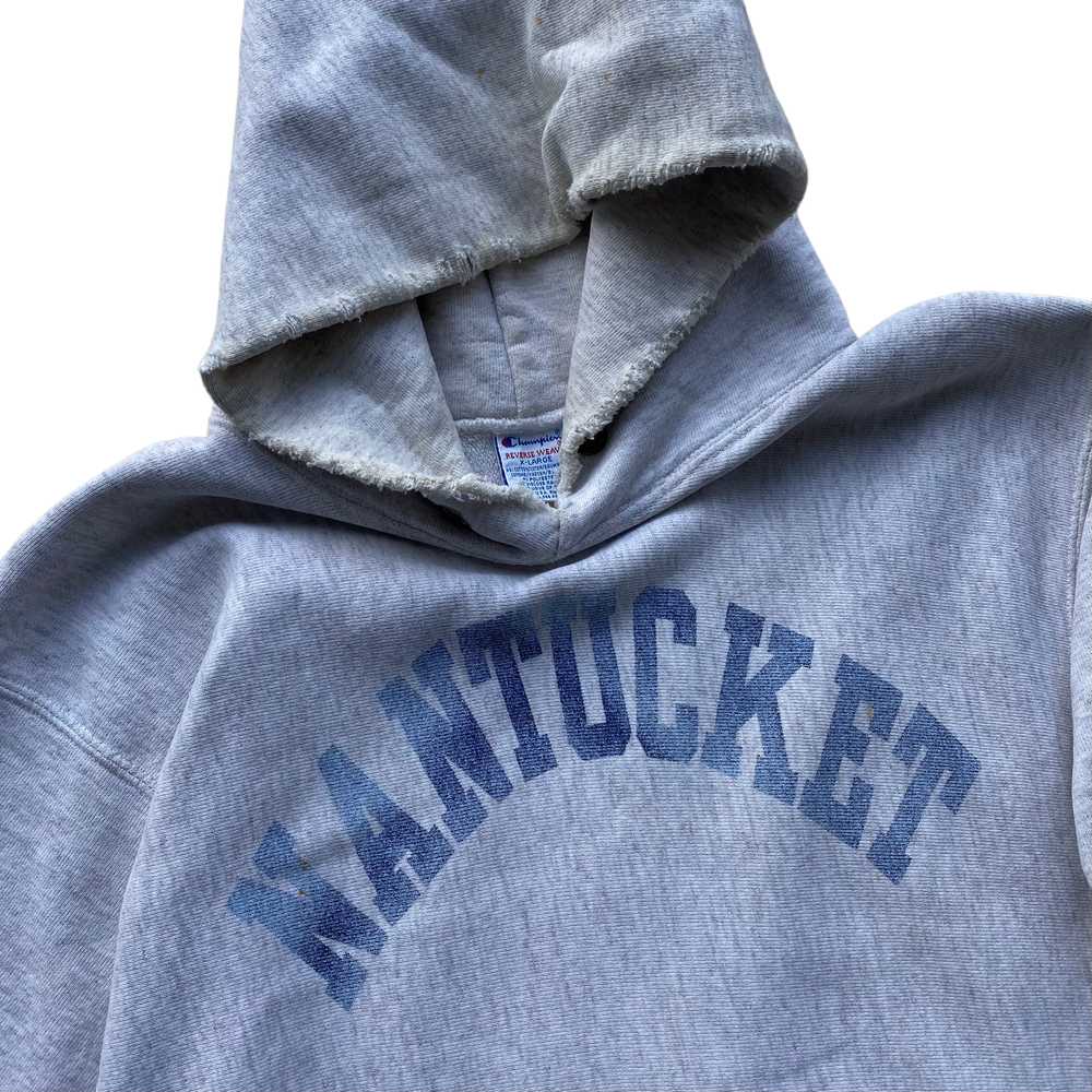 Nantucket crew champion reverse weave hooded swea… - image 2