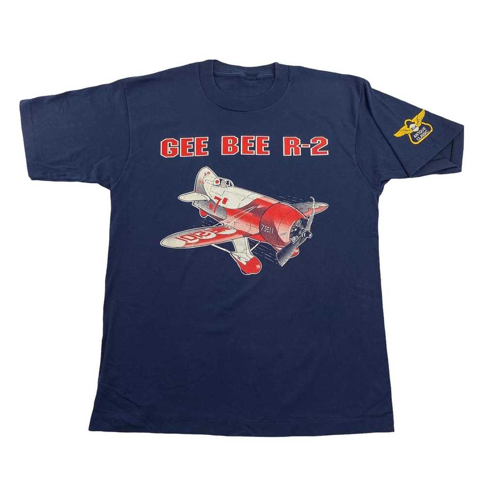 90s cee bee r-2 plane tee M/L - image 1