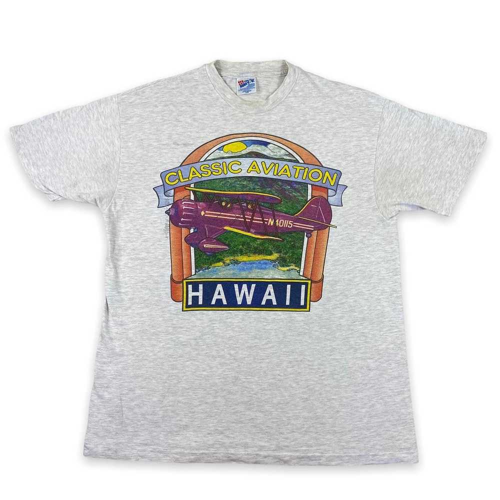 90s Hawaii aviation tee large - image 1