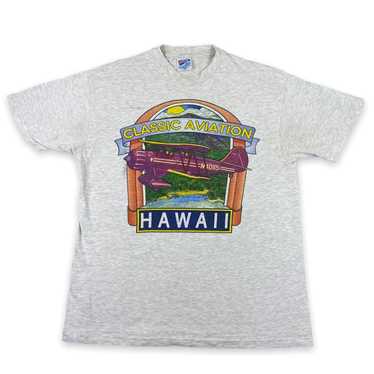 90s Hawaii aviation tee large - image 1