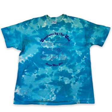 80s Ocean city tiedye tee XL