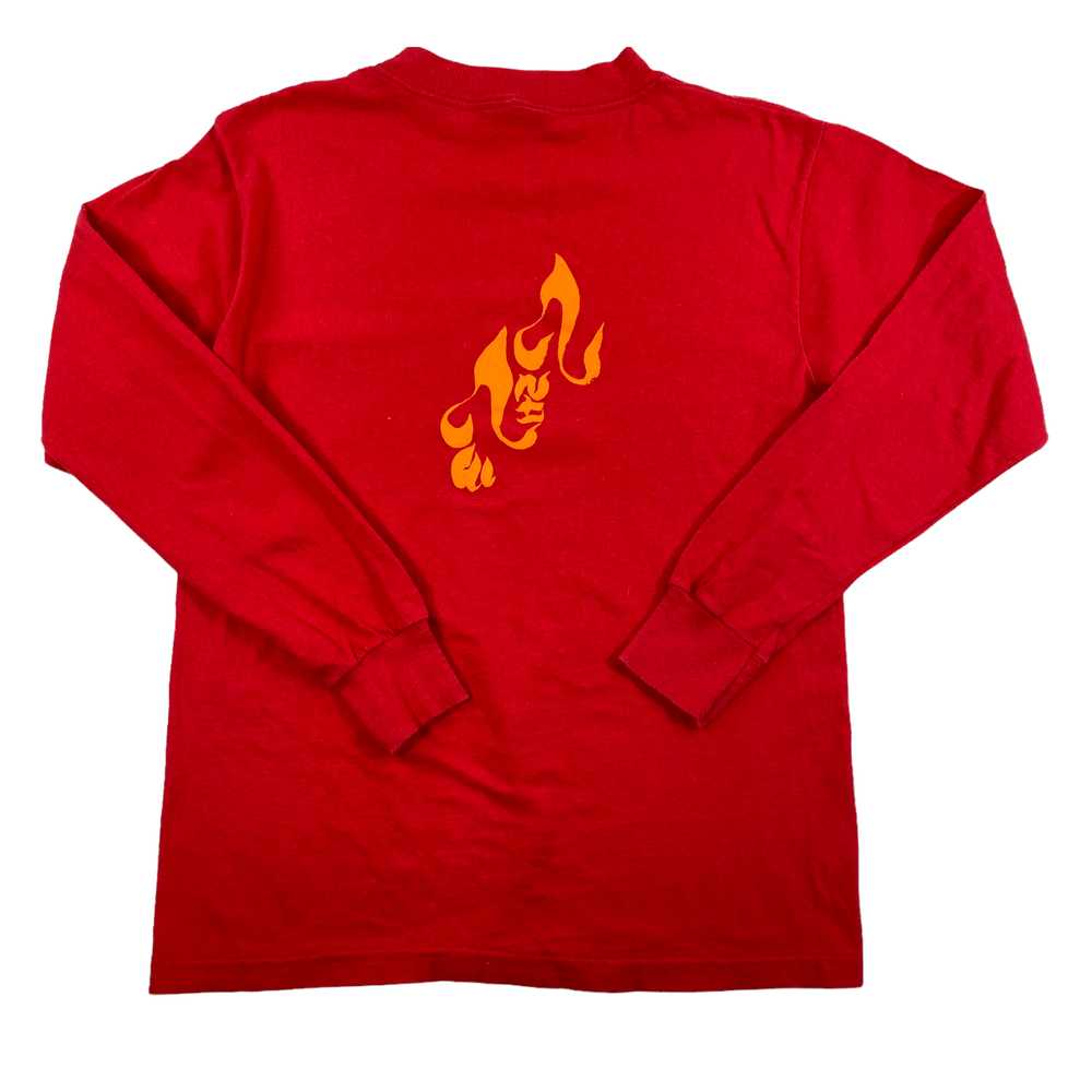 70s Flame graphic long sleeve S/M - image 3