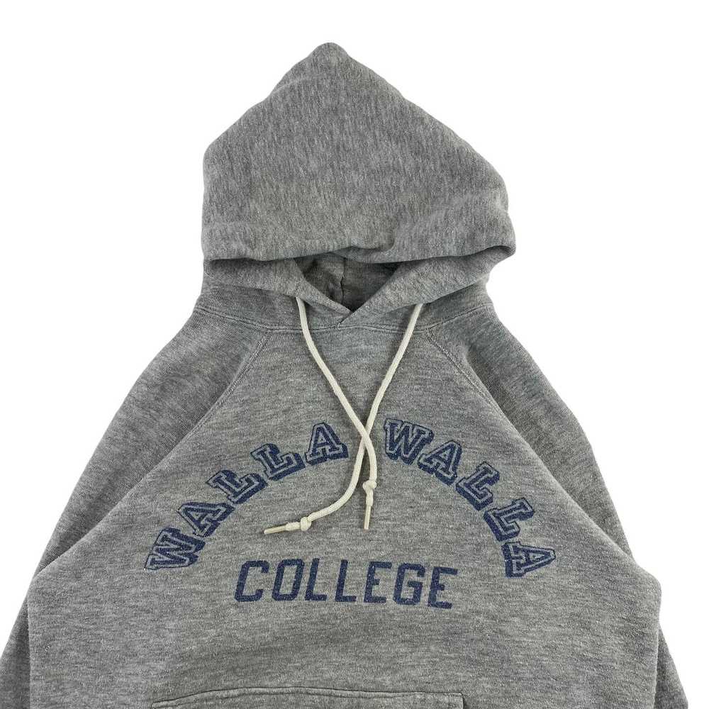 70s Champion blue bar walla walla hood Small fit - image 2